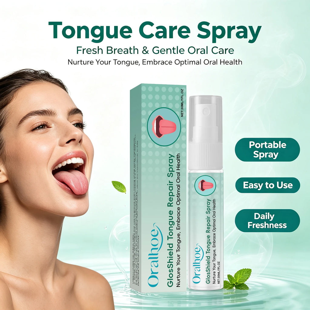 Refreshing Tongue Care Spray for Bad Breath and Oral Health