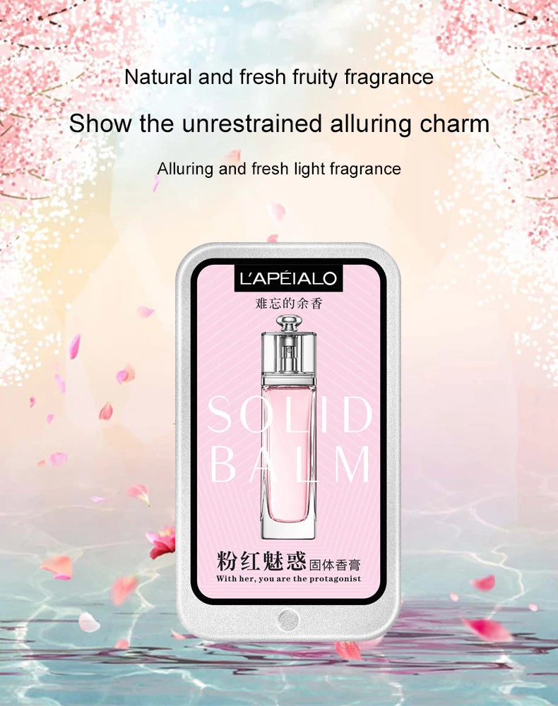 Long-Lasting Portable Solid Perfume Balm for Women