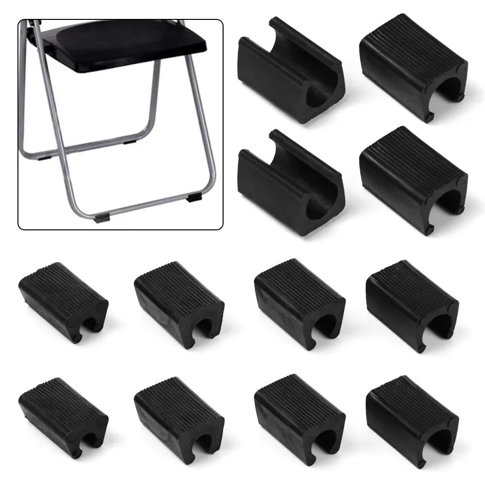 U-Shaped Chair Leg Floor Protectors Anti-Slip Tube Caps