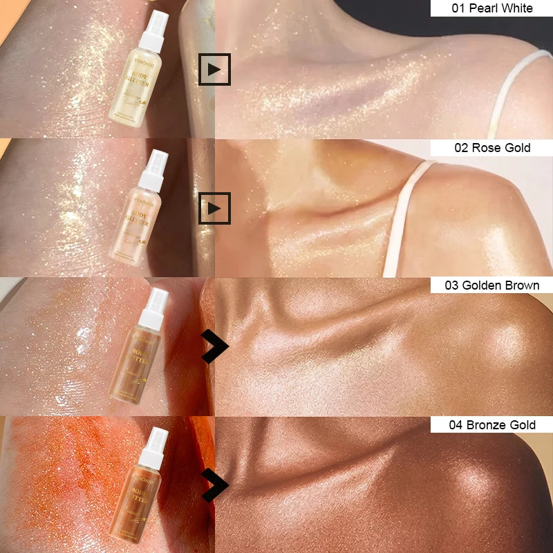 Diamond Liquid Body Highlighter Spray