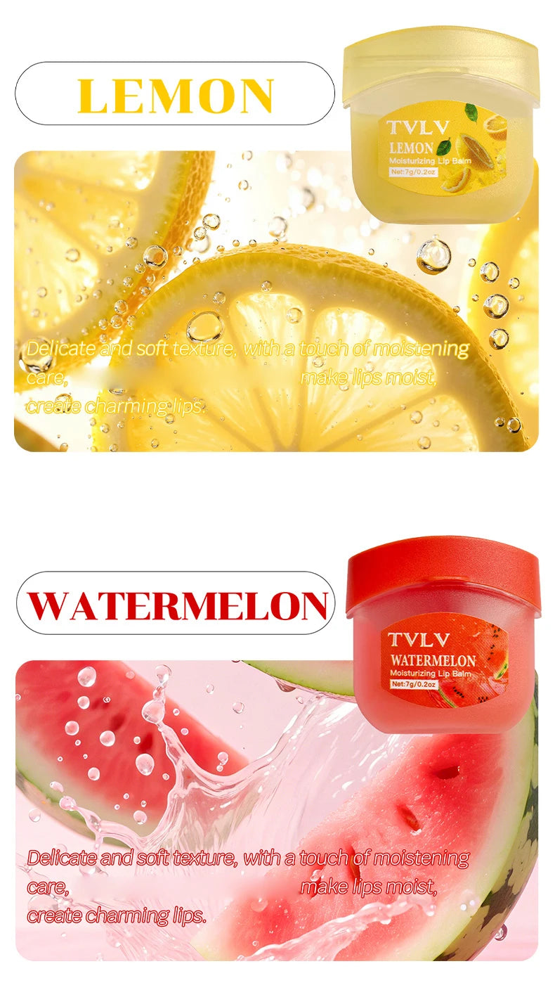 Hydrating Fruit Extract Lip Balm Set for Soft Smooth Lips - 16