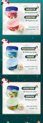 Hydrating Moisturizing Lip Balm Set for Dry Cracked Lips