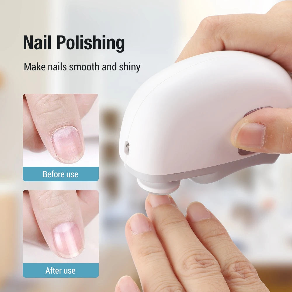 Electric Automatic Nail Clipper with LED Light