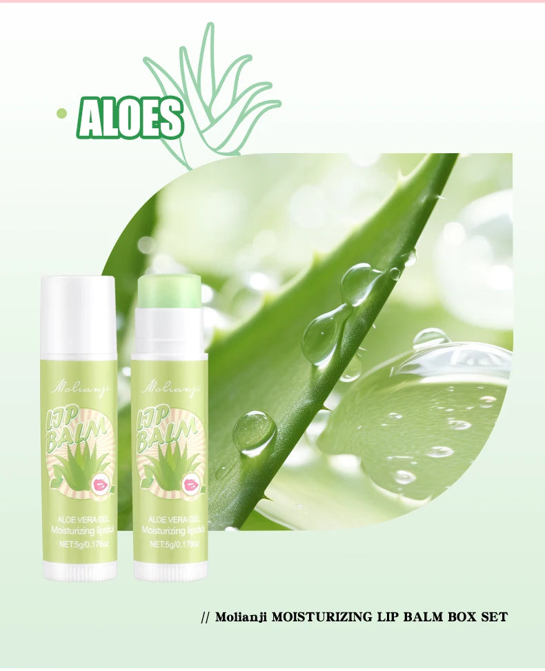 12-Piece Fruity Moisturizing Lip Balm Set for Dry Lips