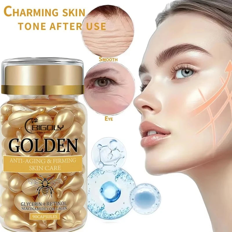 Anti-Aging Retinol and Collagen Facial Essence Capsules - 1