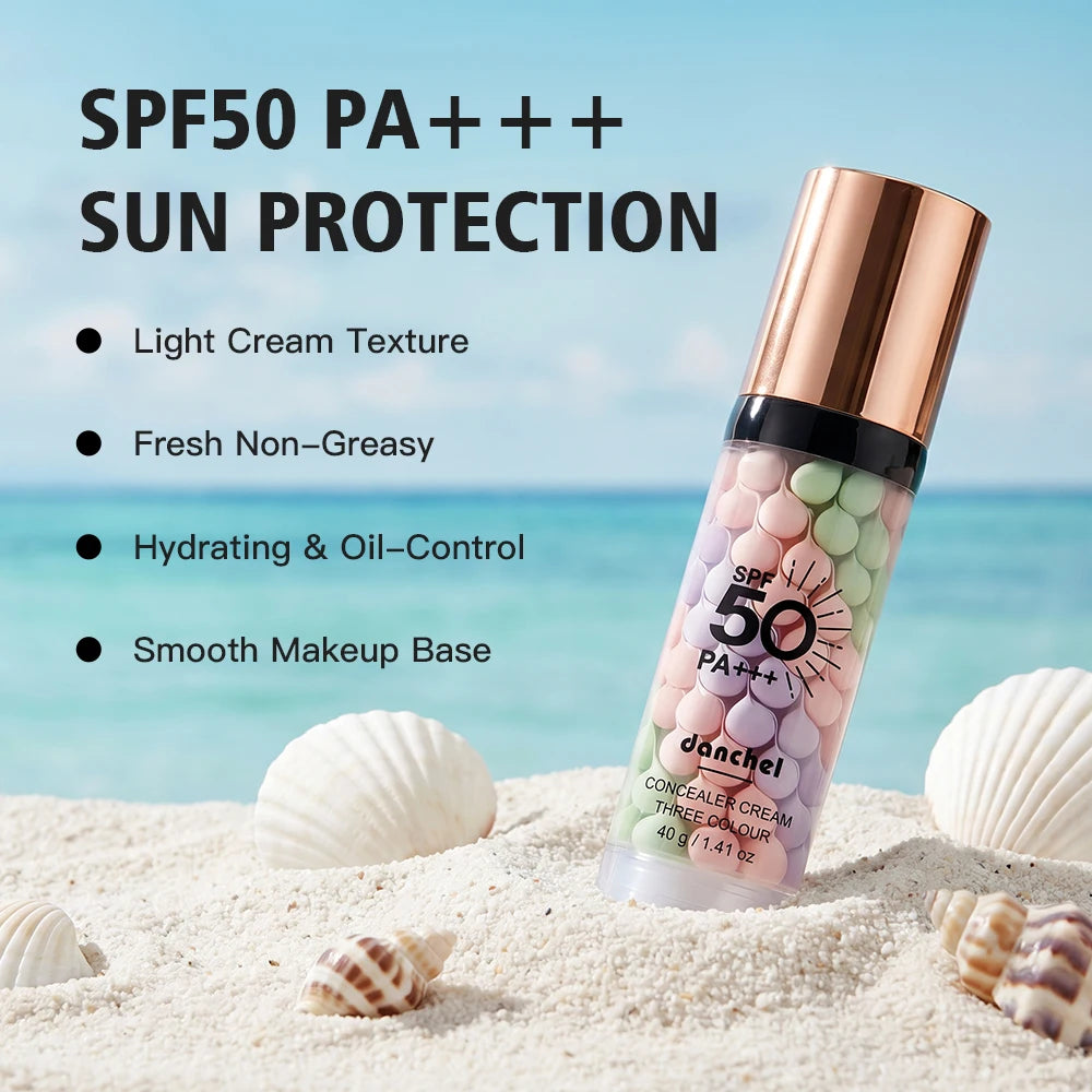 3-in-1 Color Correcting Makeup Primer with SPF 50