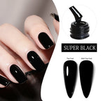 High-Pigment Black Gel Nail Polish