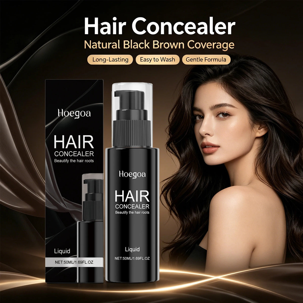 Instant Hair Root Concealer and Hairline Filler