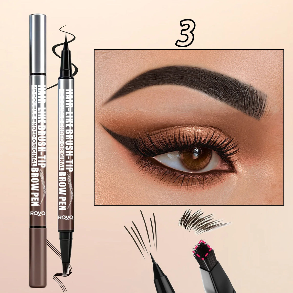 4D Micro-Blading Liquid Eyebrow Pen