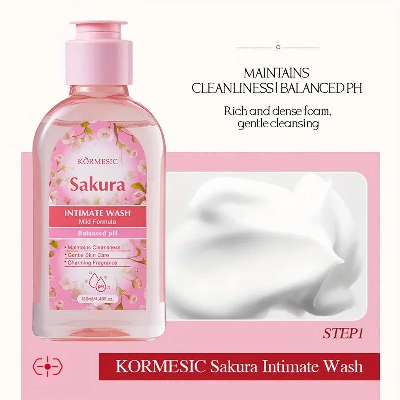 5-Piece Sakura Intimate Care and Hygiene Set