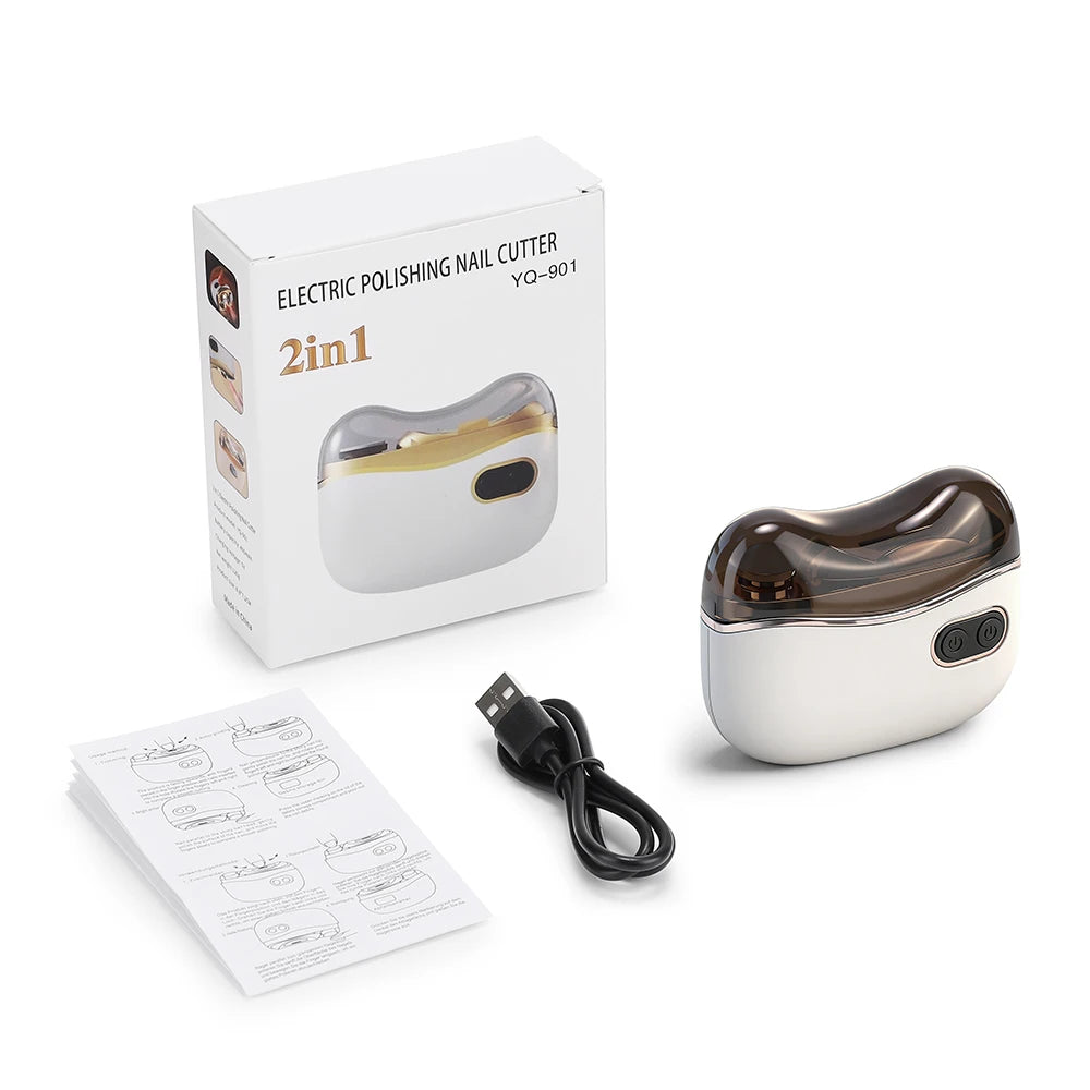 Automatic Electric Nail Trimmer with LED Light