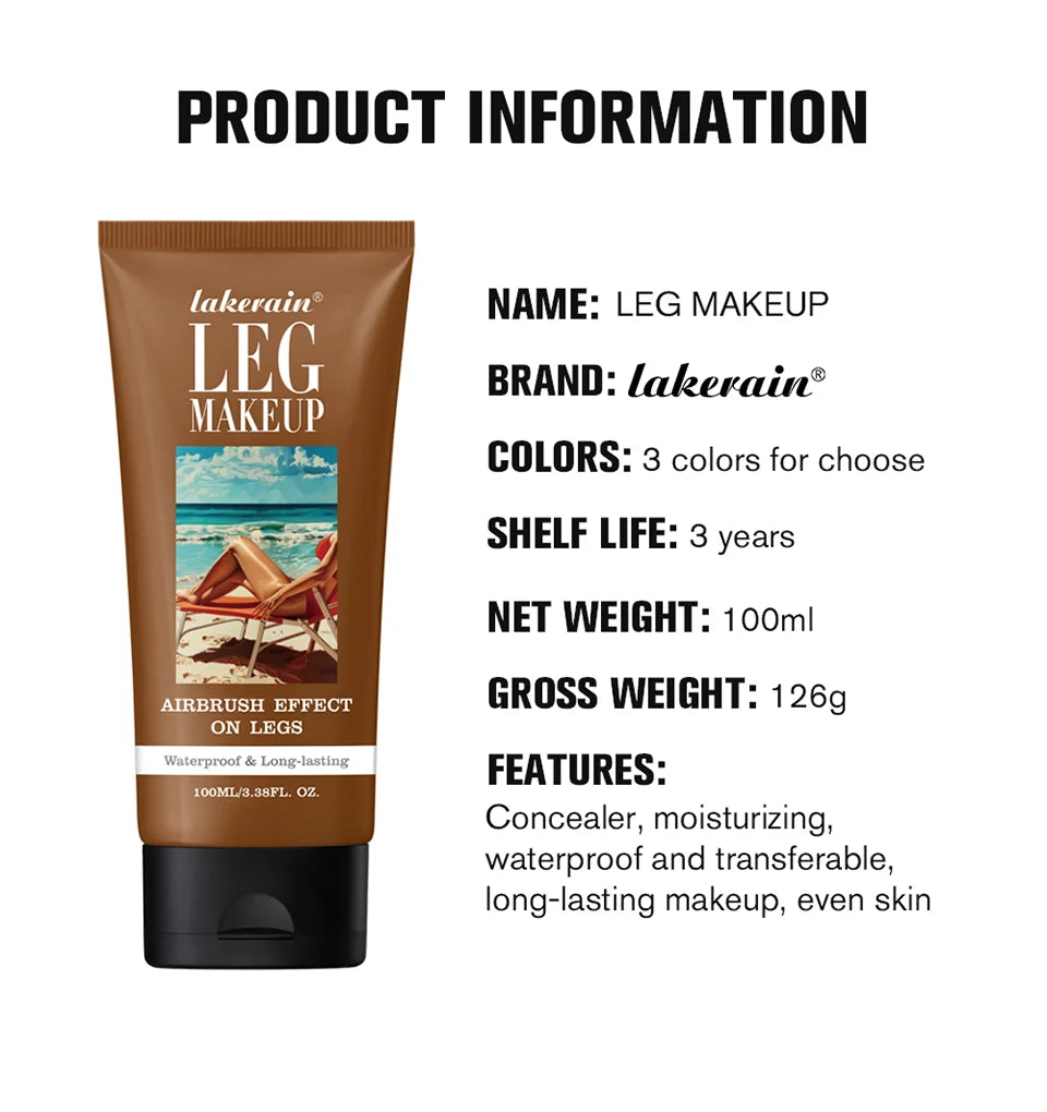 Waterproof Leg Foundation for Flawless Skin