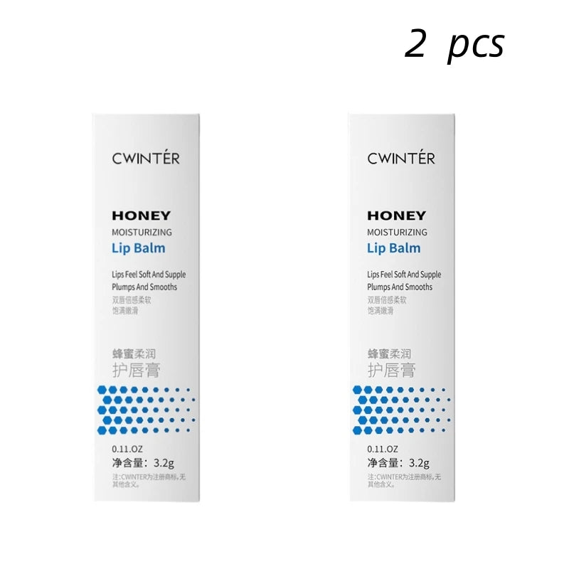 Honey Moisturizing Lip Balm 2-Pack for Soft Hydrated Lips
