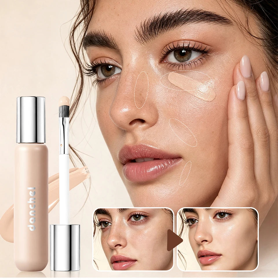 Full Coverage Waterproof Liquid Concealer for Face and Body