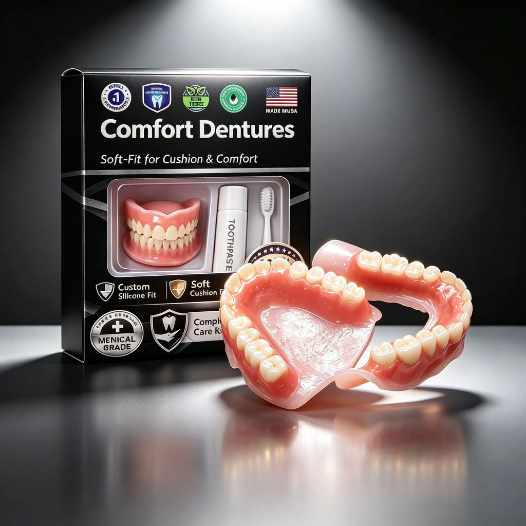 Instant Smile Comfort Silicone Denture Set