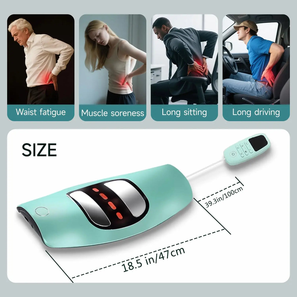 Smart Lumbar Traction and Vibration Massager