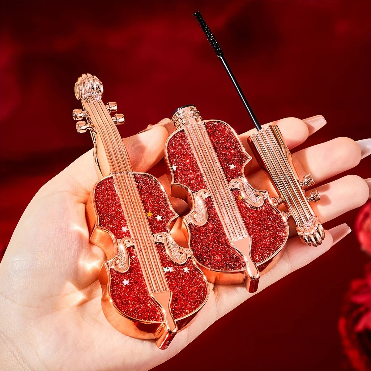 Waterproof Violin Lengthening and Curling Mascara - 3
