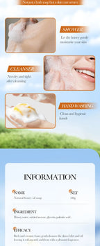 Natural Honey Handmade Cleansing Bar for Smooth Glowing Skin