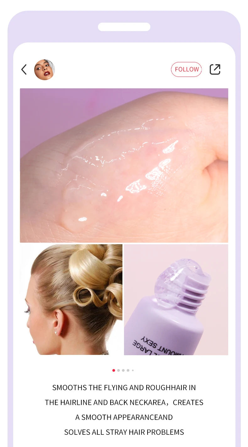 Anti-Frizz Hair Finishing Stick for Sleek Flyaway Control