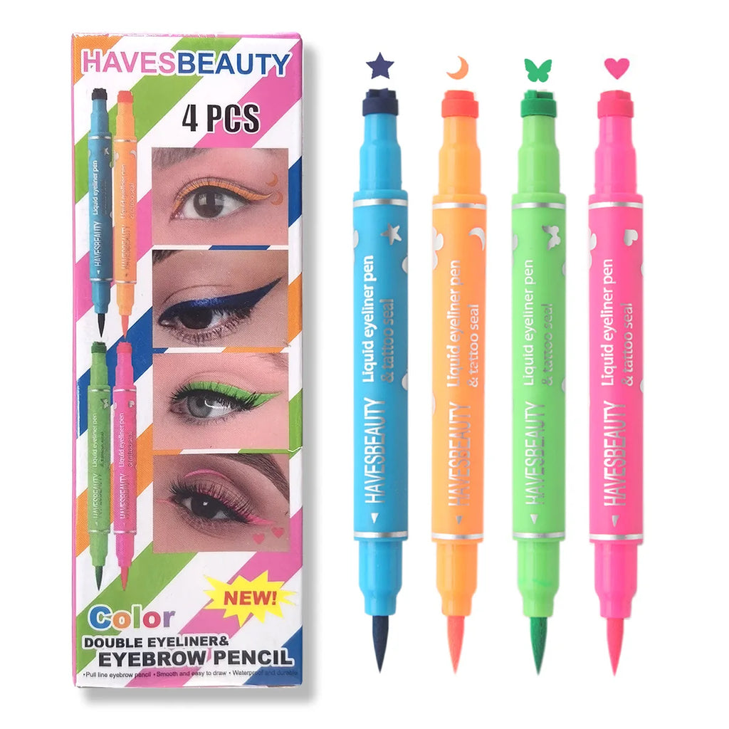 Double-Ended Stamp and Liquid Eyeliner Pen Set