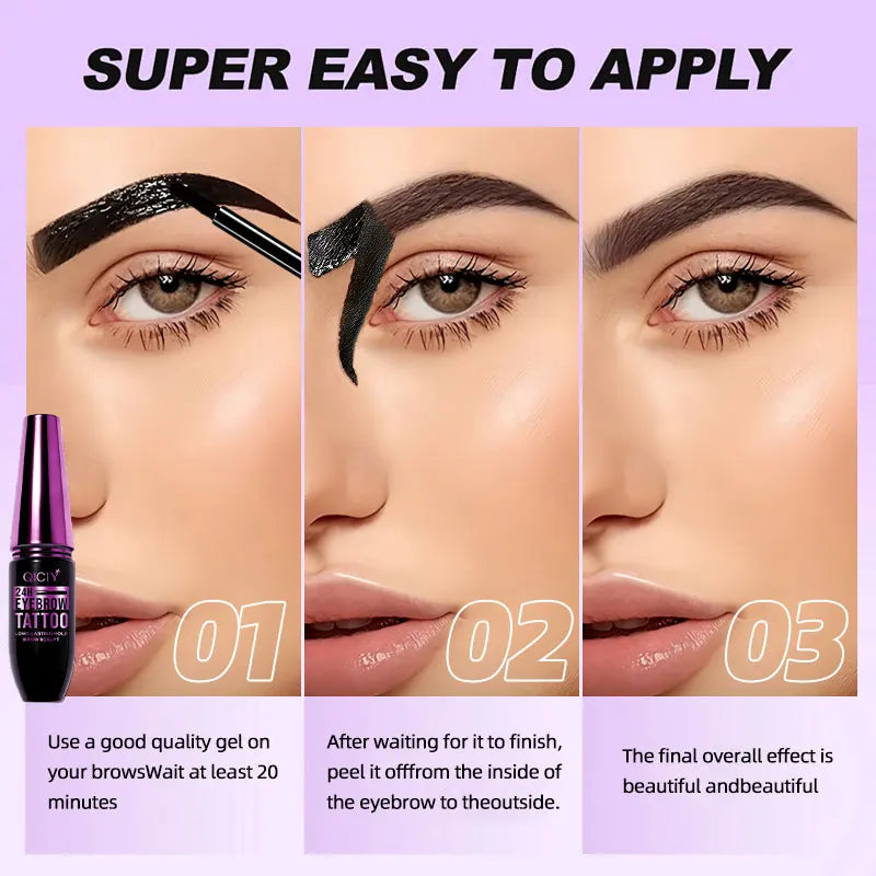 Waterproof Long-Lasting Peel-Off Eyebrow Tint Gel