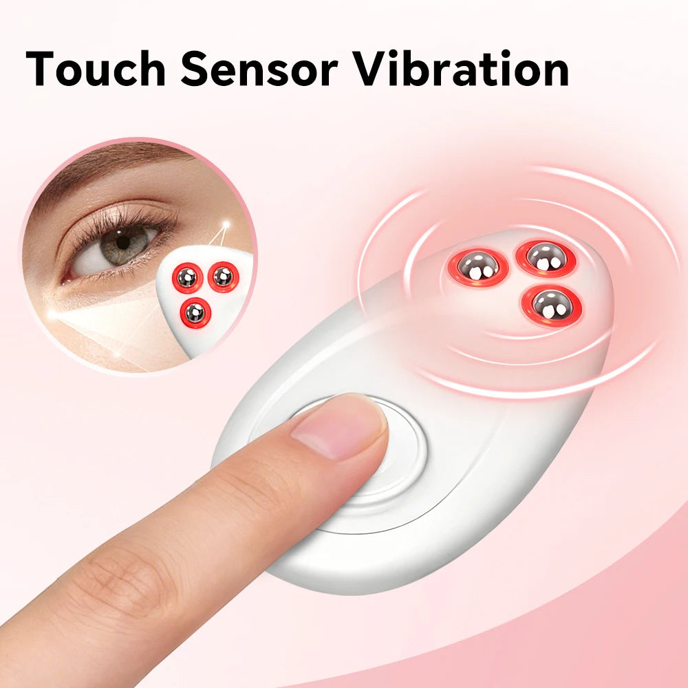 Vibration Eye Massager with Cooling Roller Balls - 2