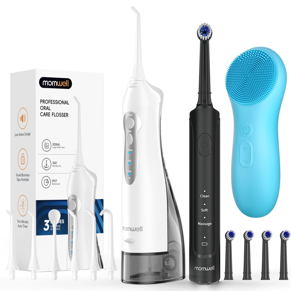 3-in-1 Professional Oral Care & Facial Cleansing Set