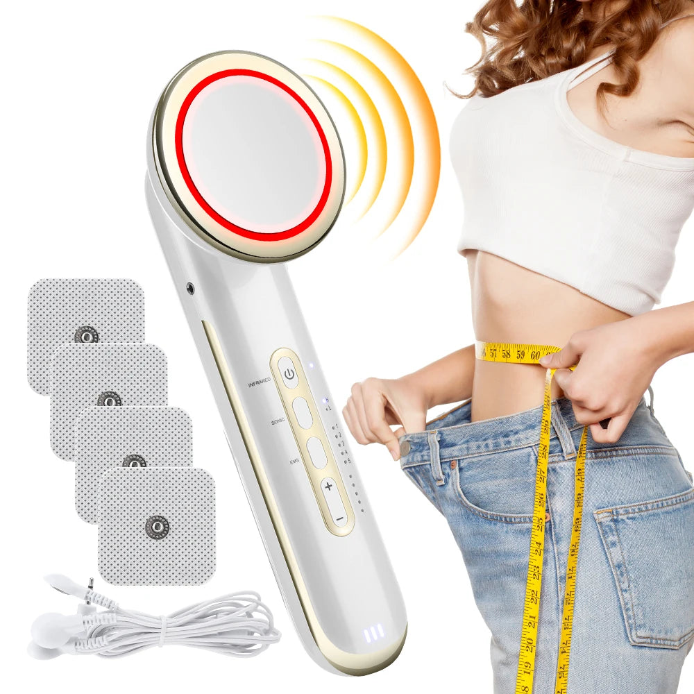 Ultrasonic EMS Body Slimming and Facial Lifting Massager - 1