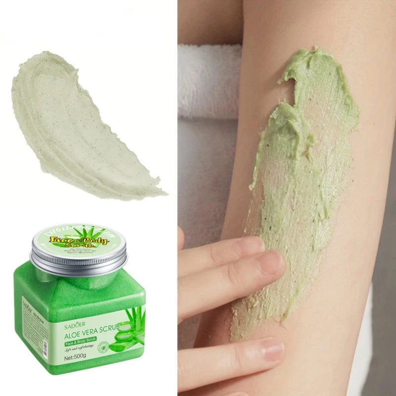 Aloe Vera Exfoliating Face and Body Scrub