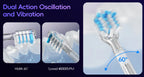 Portable Sonic Electric Toothbrush and Water Flosser Oral Care Set