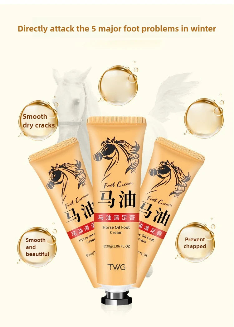 Moisturizing Horse Oil Repair Cream for Dry Cracked Skin - 9