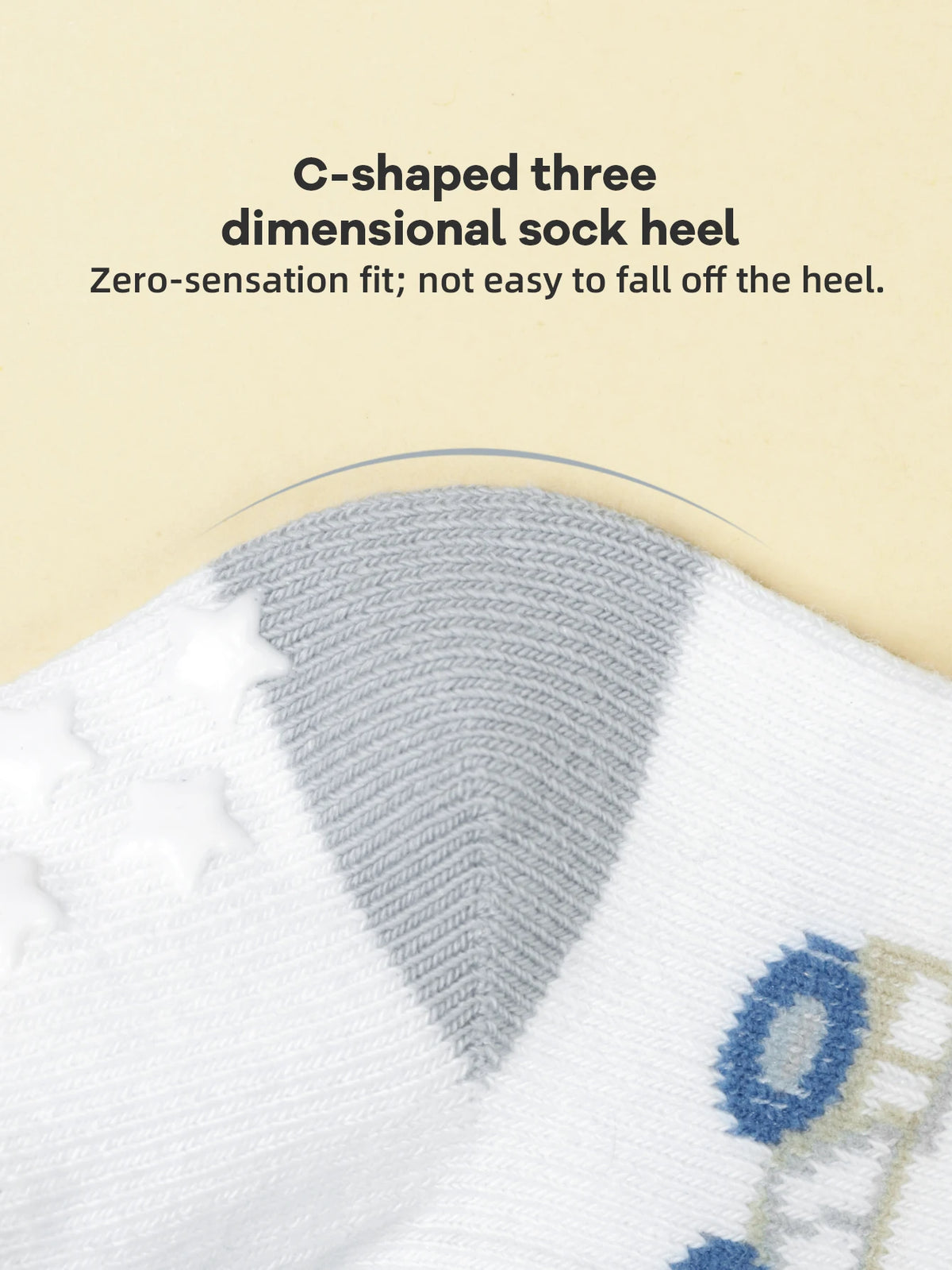 Soft Cotton Non-Slip Baby Socks for Infants