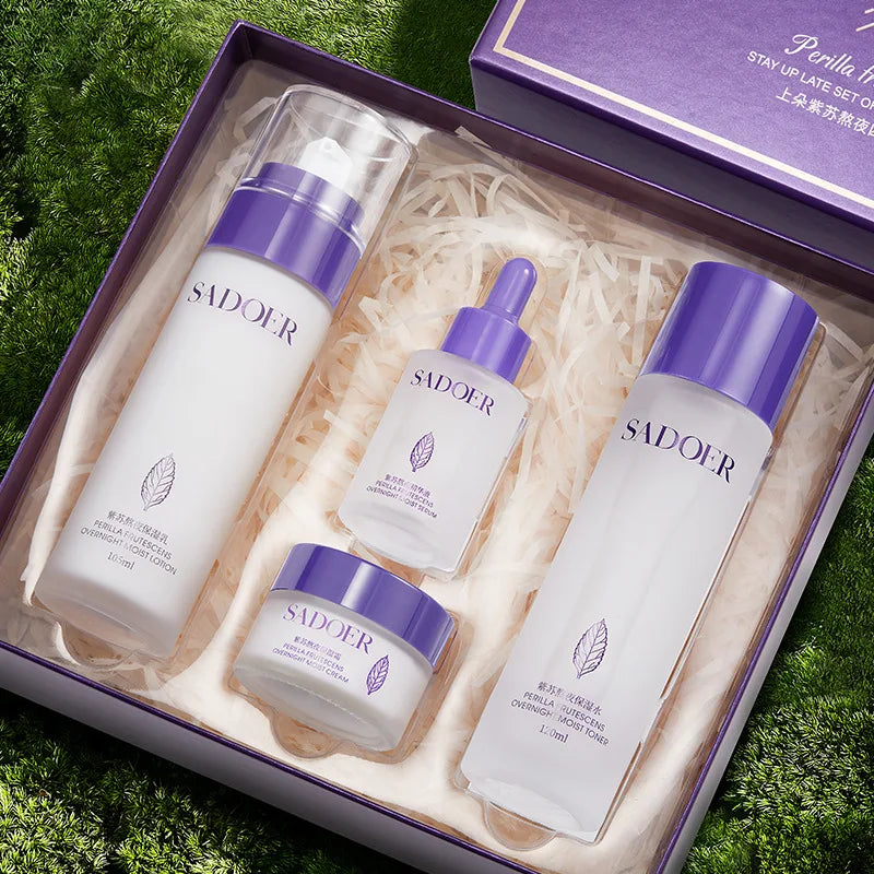 Perilla Overnight Skin Hydrating and Repair Skincare Set