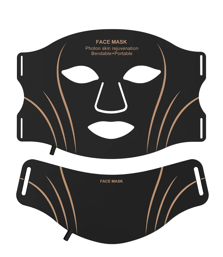 7-Color LED Light Therapy Face and Neck Mask - 14