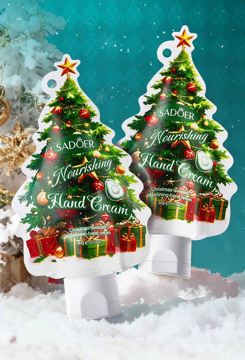 Moisturizing Christmas Hand Cream for Dry Winter Skin