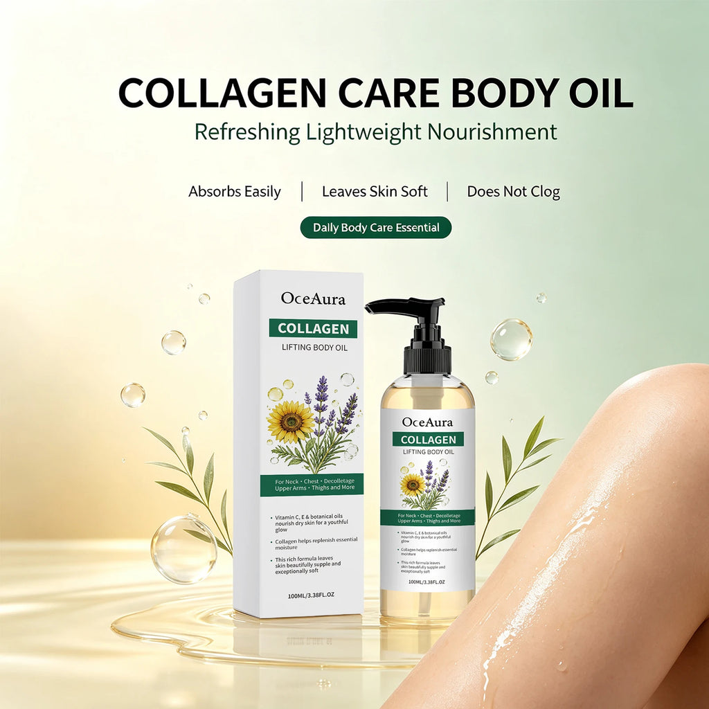 Collagen Nourishing Body Oil for Smooth Hydrated Skin