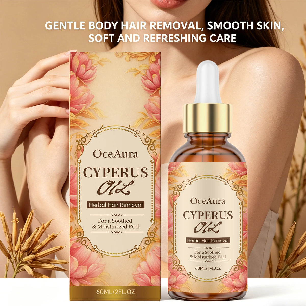Herbal Hair Growth Inhibitor and Soothing Skin Oil