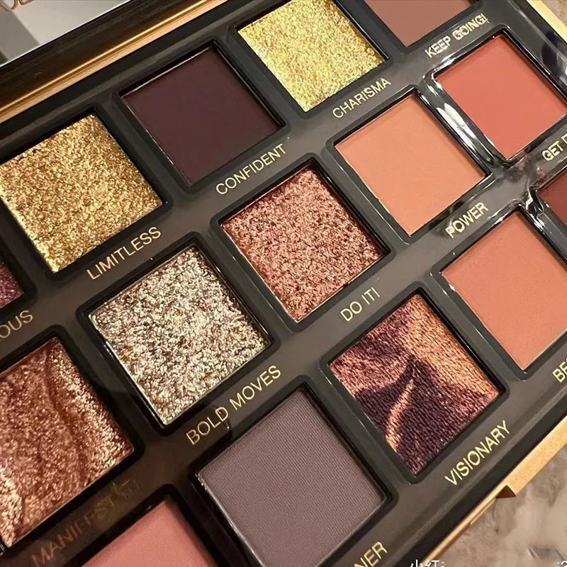 18-Color Professional Eyeshadow Palette for All Occasions