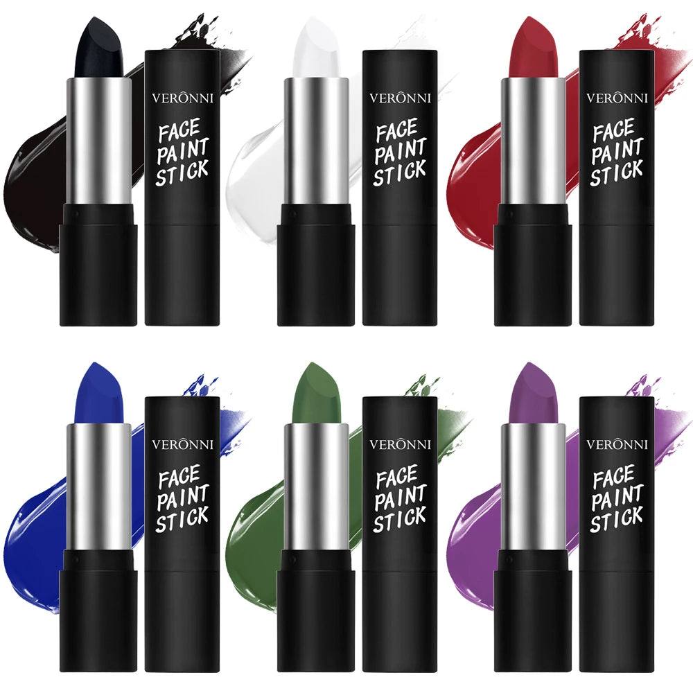Waterproof Face and Body Paint Sticks for Cosplay and Parties