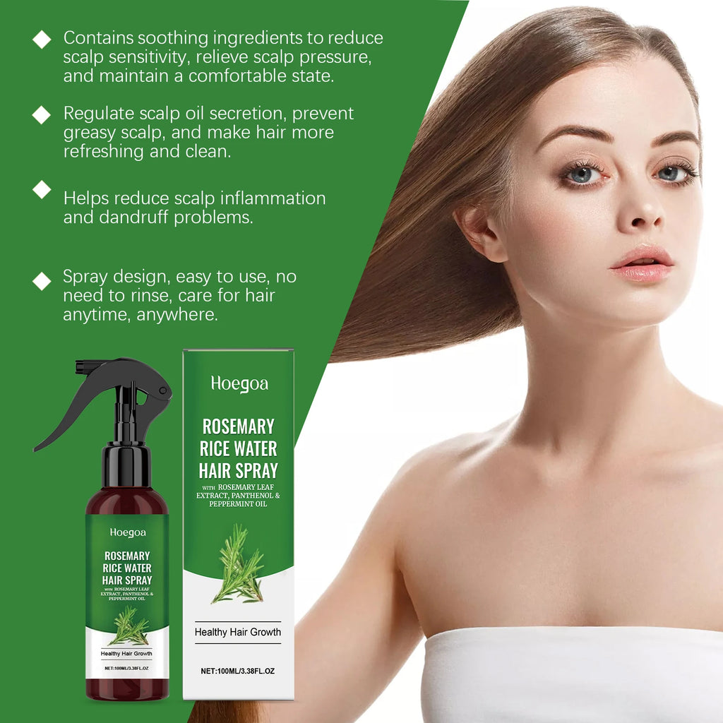 Rosemary Rice Water Hair Growth Spray
