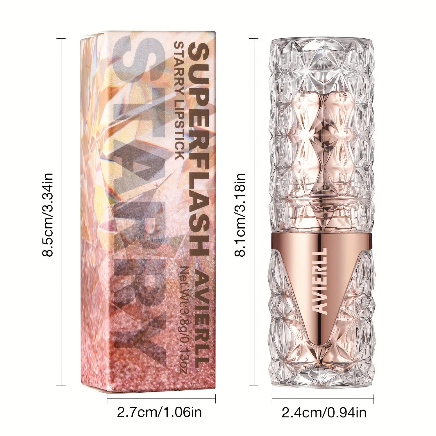 Pearlescent Glitter Waterproof Lipstick - 6