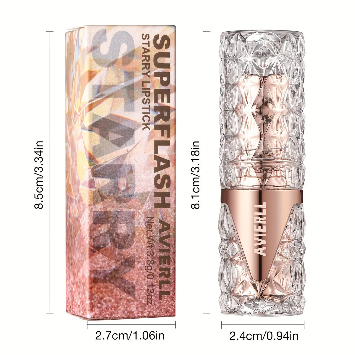 Pearlescent Glitter Waterproof Lipstick