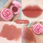 Rose-Shaped Velvet Matte Lip and Cheek Clay