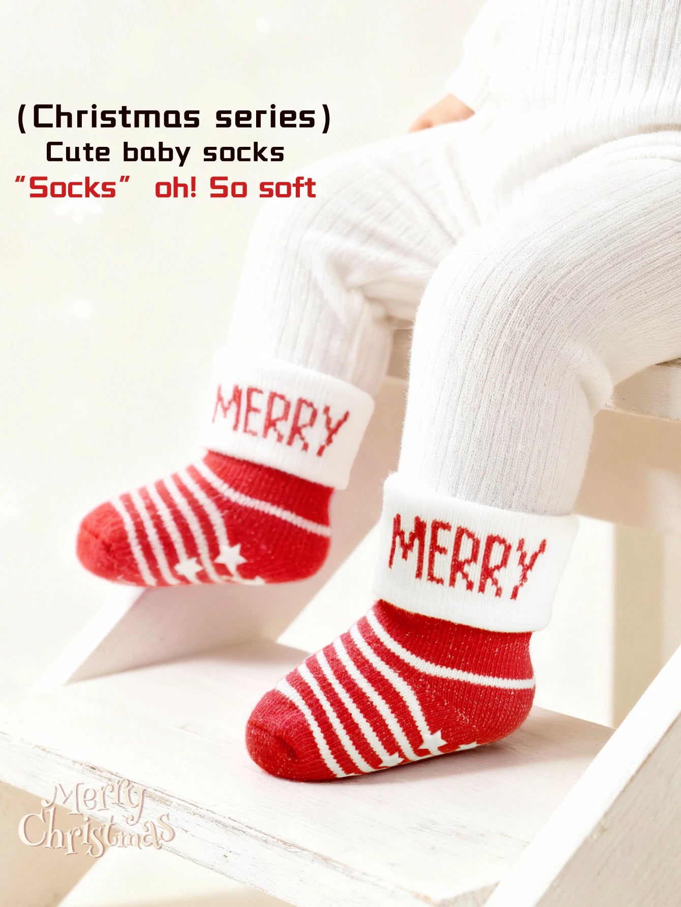 Cozy Christmas Non-Slip Baby Socks - 2