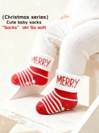 Cozy Christmas Non-Slip Baby Socks
