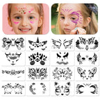 Reusable Face Painting Stencils for Parties and DIY Makeup