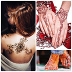Natural Henna Tattoo Paste for Temporary Body Art