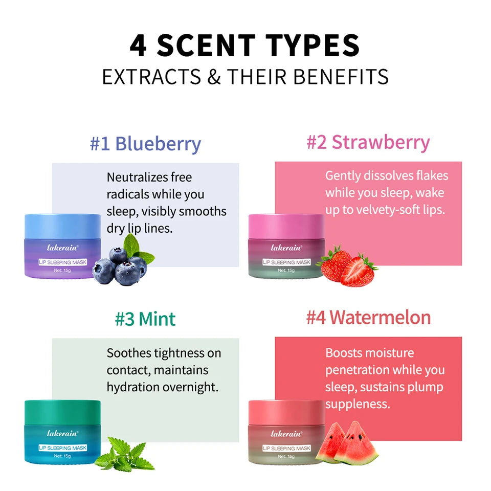 Hydrating Overnight Lip Sleeping Mask for Dry Lips