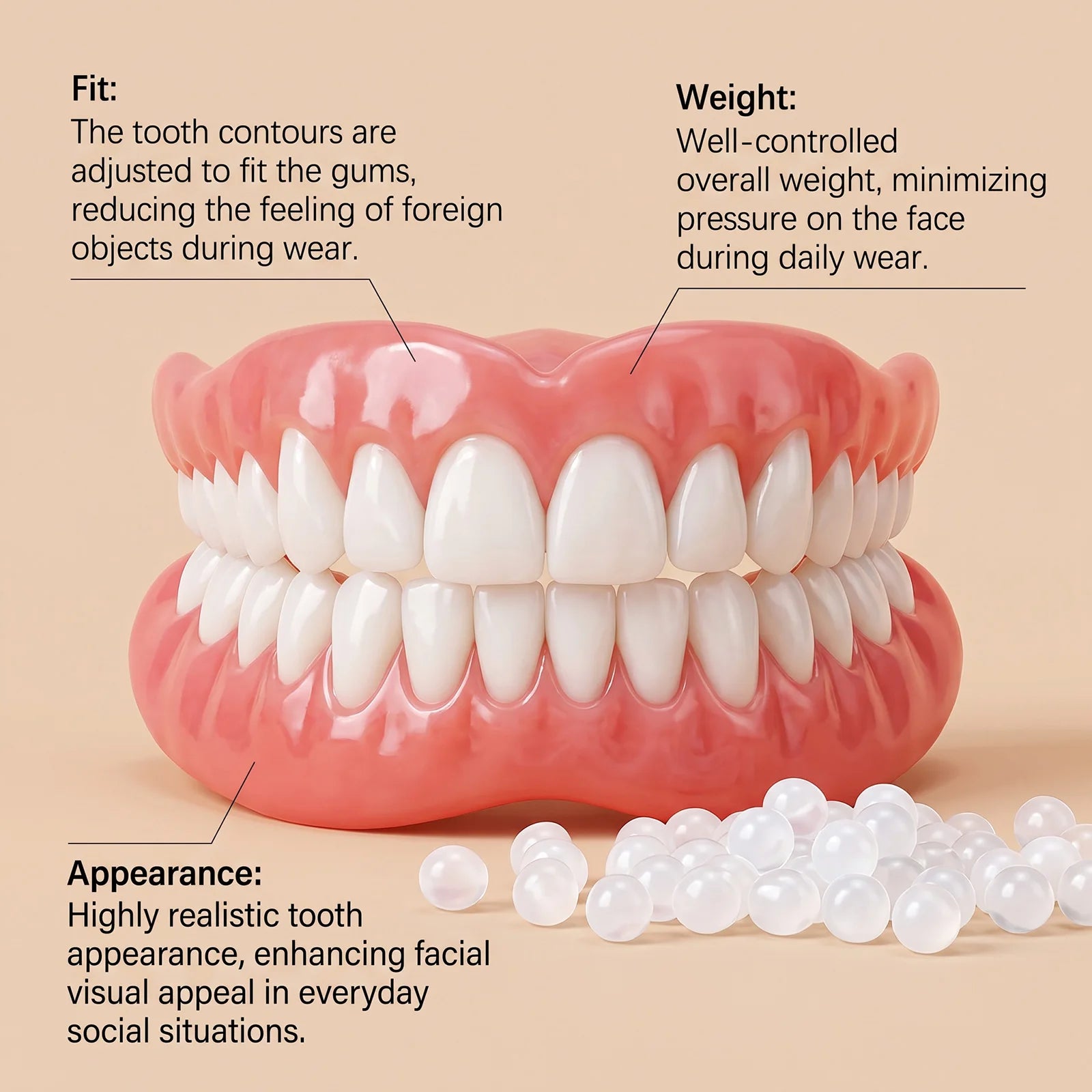 Realistic Cosmetic Smile Veneers for Daily Wear - 3