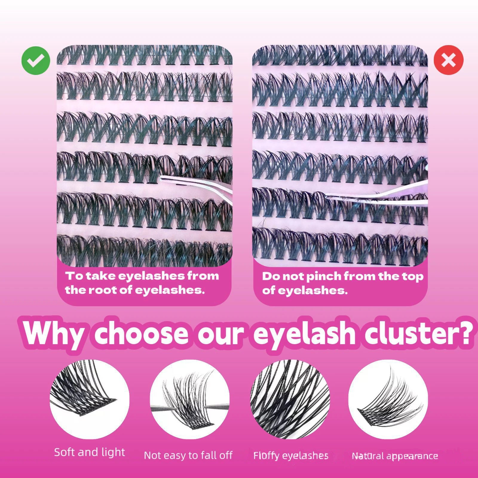 DIY Segmented Cluster Eyelashes for Natural Volume - 8